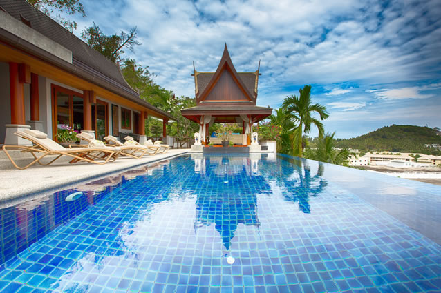 Phuket Rental: Phuket Tranquil Hillside 4 Bedrooms Villa Holiday Rental